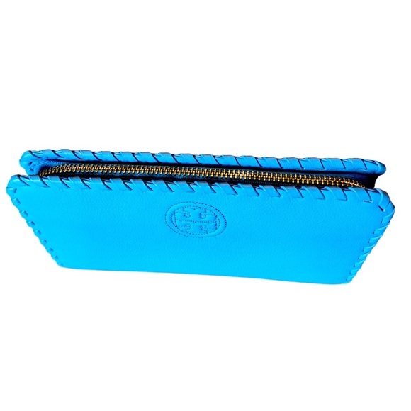 Tory Burch Marion Multi Gusset Long Leather Wallet with TB Charm - Picture 7 of 13